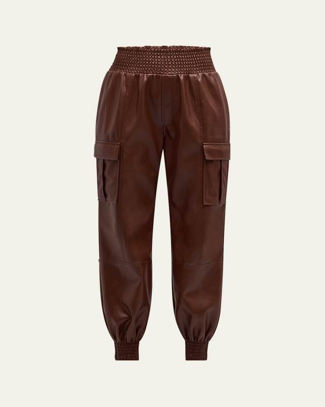 Jenning Vegan Leather Cargo Pants
